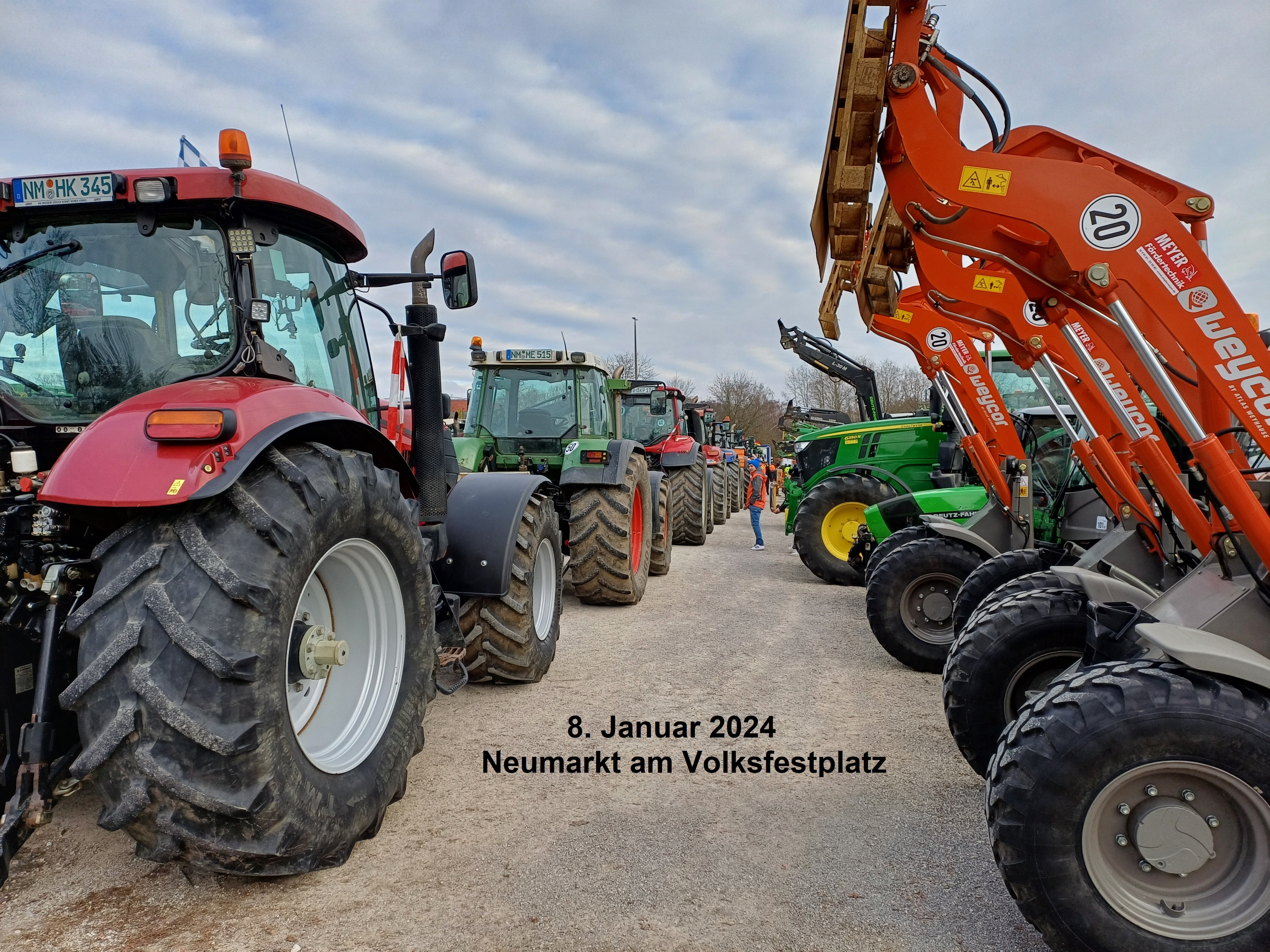 Protest der Landwirte in Neumarkt Image