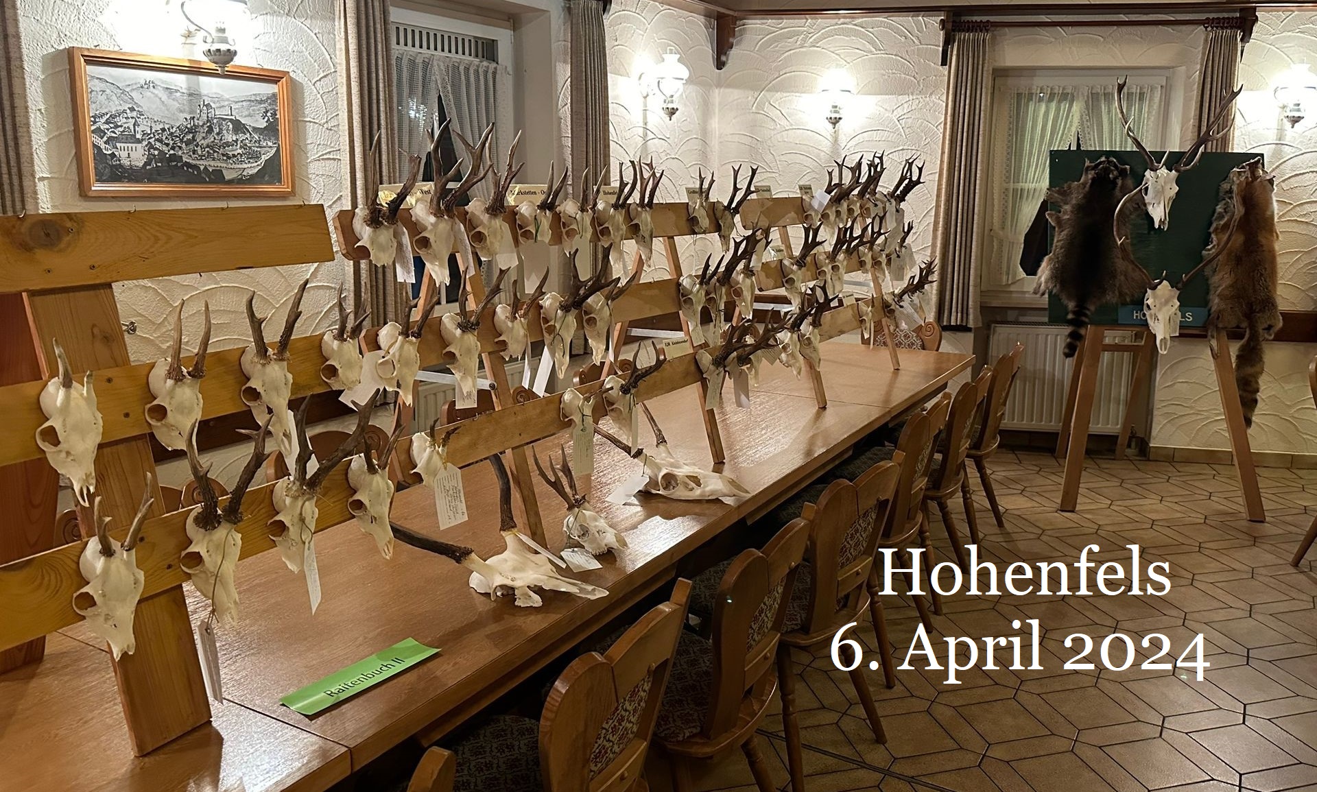 Pflicht Trophäenschau in Hohenfels in der Taverne Image