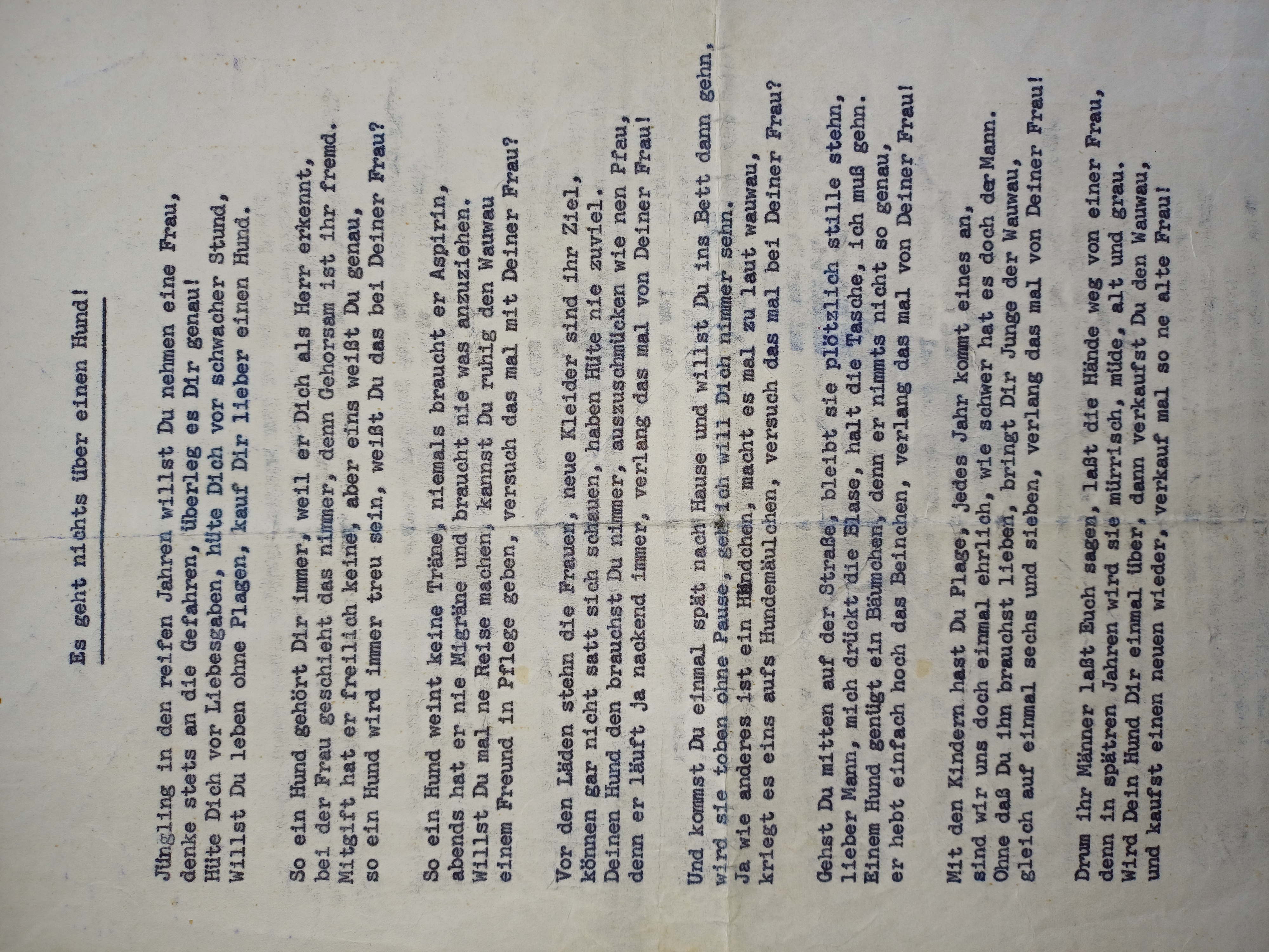 ... aus dem alten Vereinsunterlagen Image